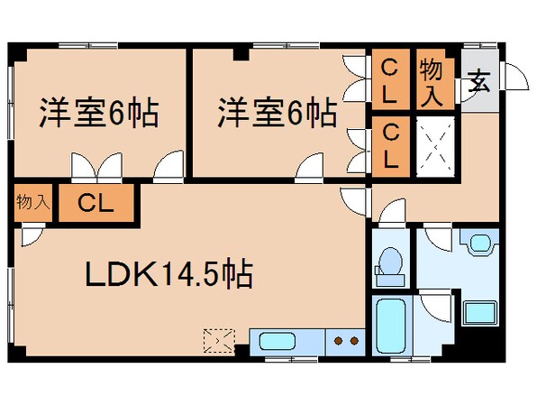 千都世ビルの物件間取画像